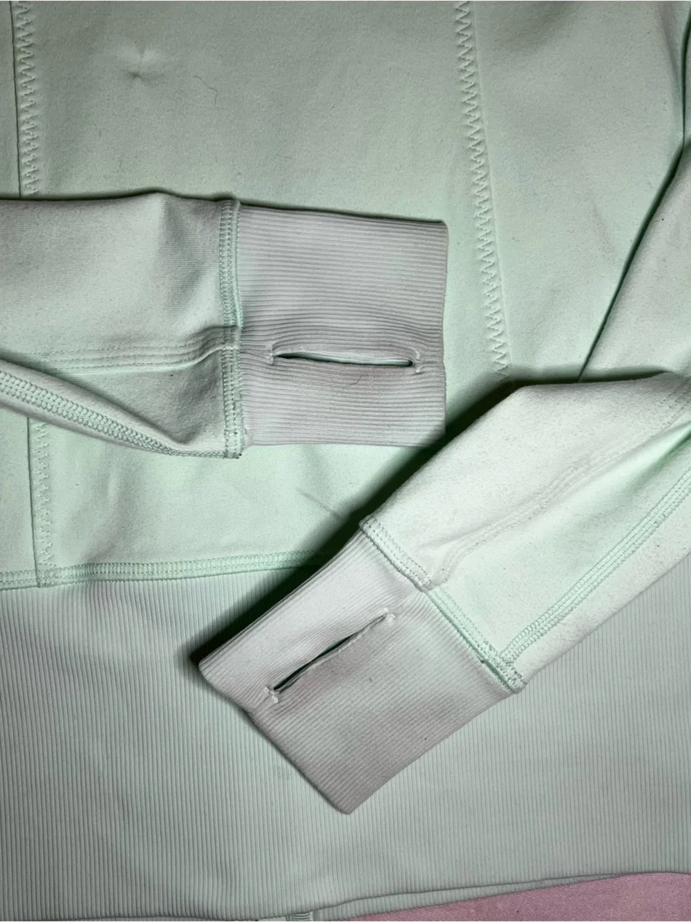 lululemon athletica Pale Mint Full-Zip Bomber Jacket